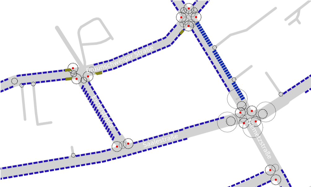 Generating parking lane segments